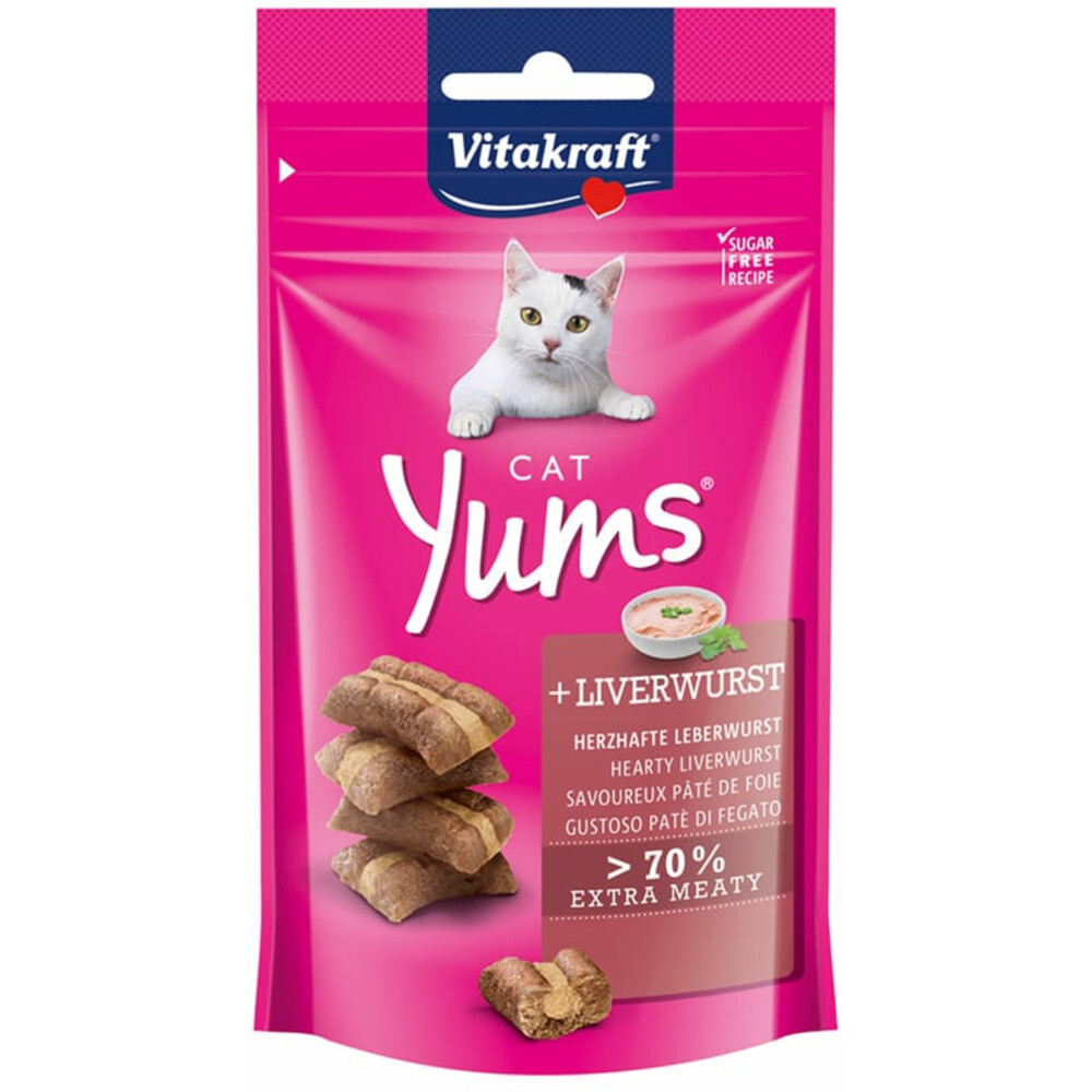 Vitakraft Cat Yums Leverworst 40 gr