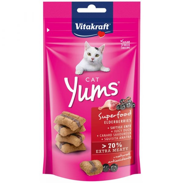 Vitakraft Cat Yums Superfood Vlierbes 40 gr