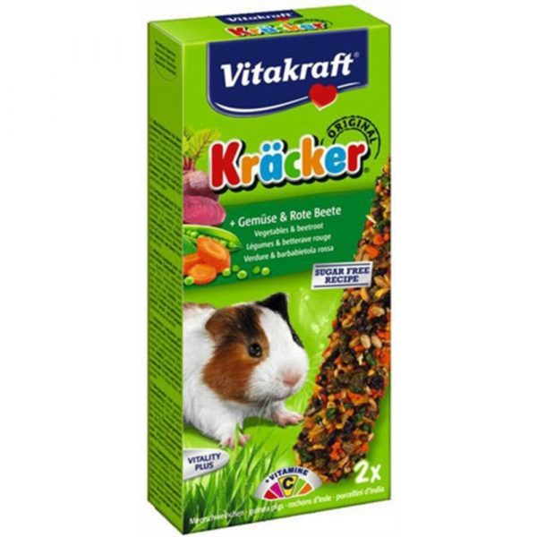 Vitakraft Cavia Kracker 2 in 1 Groente 2 stuks