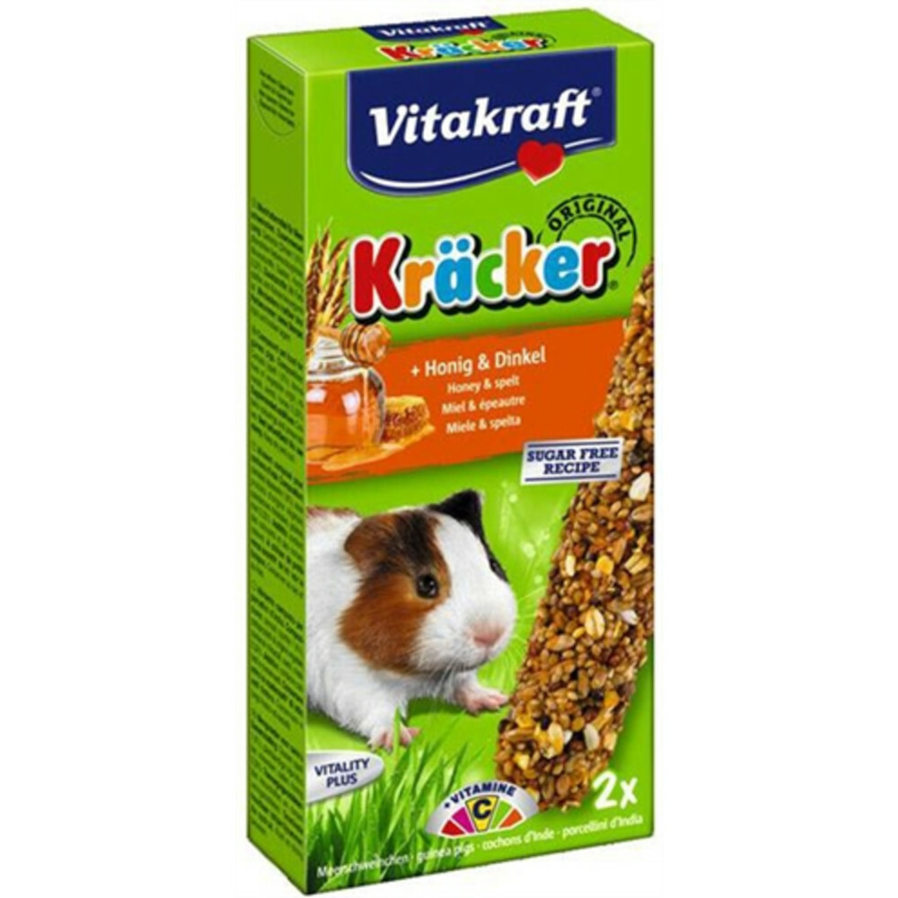 Vitakraft Cavia Kracker 2 in 1 Honing 2 stuks