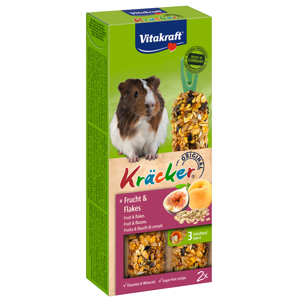 Vitakraft Cavia Kracker Fruit - Flakes 2 stuks