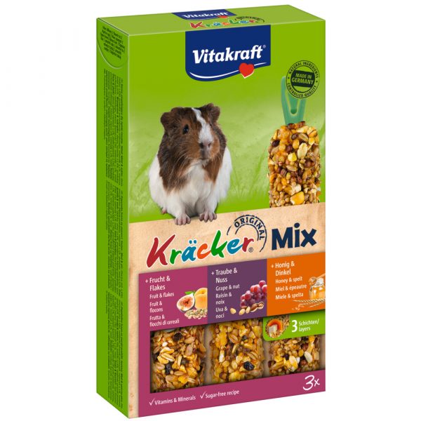 Vitakraft Cavia Kracker Honing - Fruit - Noten 2 stuks