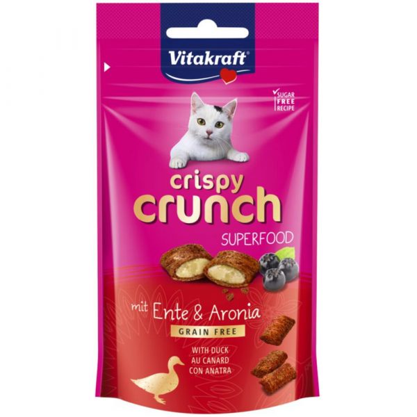 Vitakraft Crispy Crunch Eend - Aroniabessen 60 gr