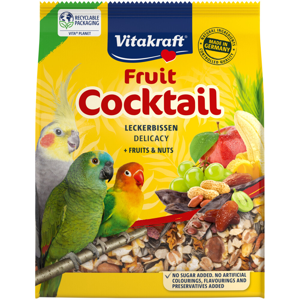 Vitakraft Fruit Cocktail Valkparkiet-Agapornide 250 gram