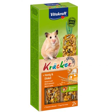 Vitakraft Hamster Kracker Honing - Spelt 2 stuks