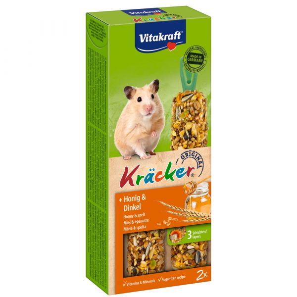 Vitakraft Hamster Kracker Honing - Spelt 2 stuks