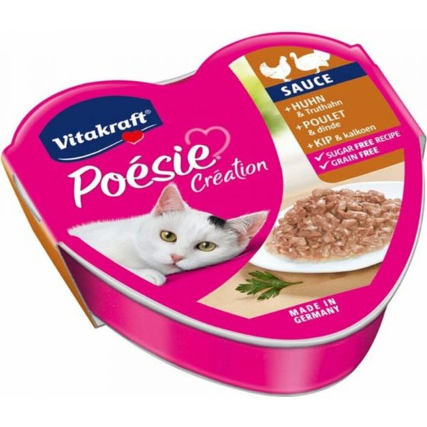 Vitakraft Kattenvoer In Saus Kip - Kalkoen 85 gr