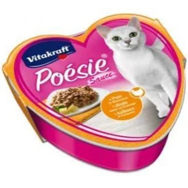 Vitakraft Kattenvoer In Saus Koolvis - Pasta - Tomatensaus 85 gr