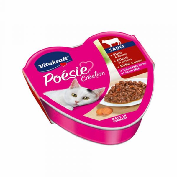 Vitakraft Kattenvoer In Saus Rund - Wortel 85 gr