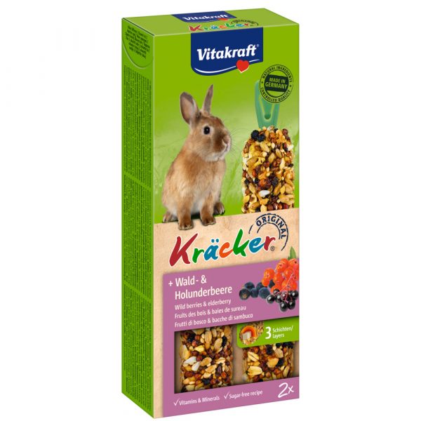 Vitakraft Konijn Kracker Bos en Vlierbessen 2 stuks