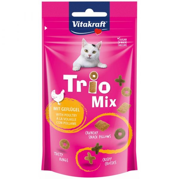 Vitakraft Trio Mix Gevogelte 60 gr