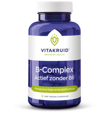 Vitakruid B-Complex Actief Zonder B6 100 vegacaps