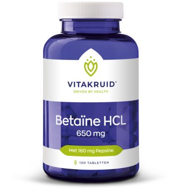 Vitakruid Betaine Hcl 650 mg 120 tabletten