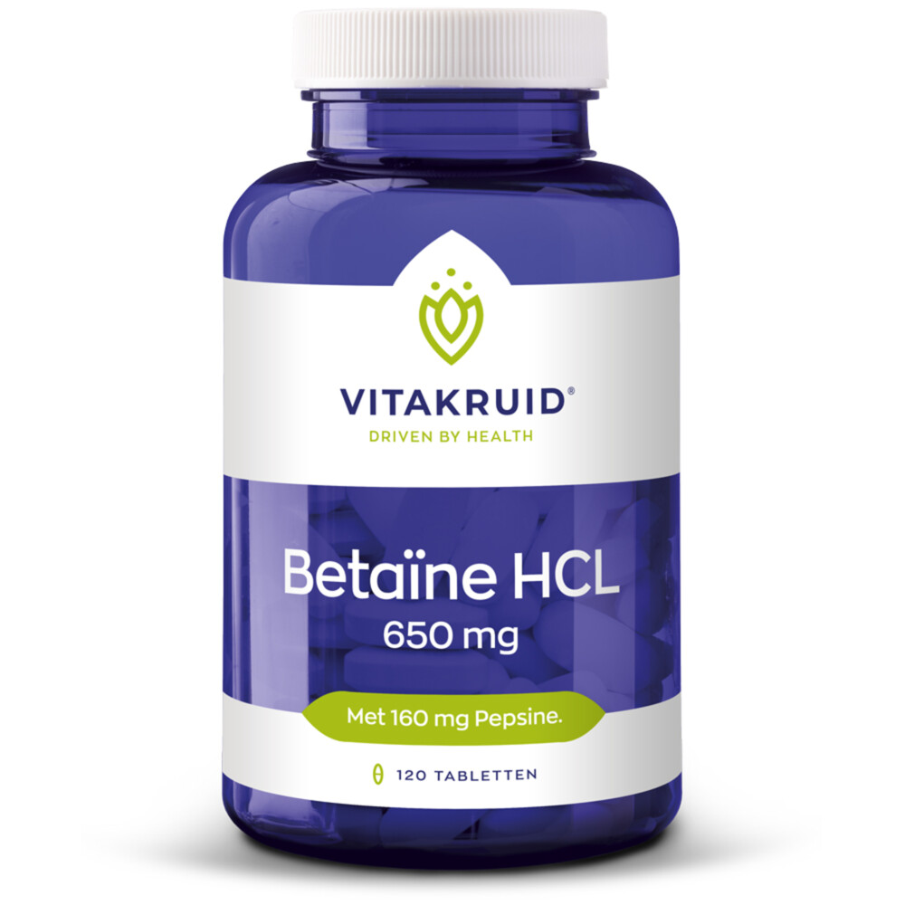 Vitakruid Betaine Hcl 650 mg 120 tabletten