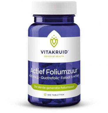 Vitakruid Foliumzuur 400 Mcg 100 tabletten