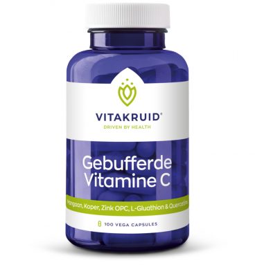 Vitakruid Gebufferde Vitamine C 100 vega capsules