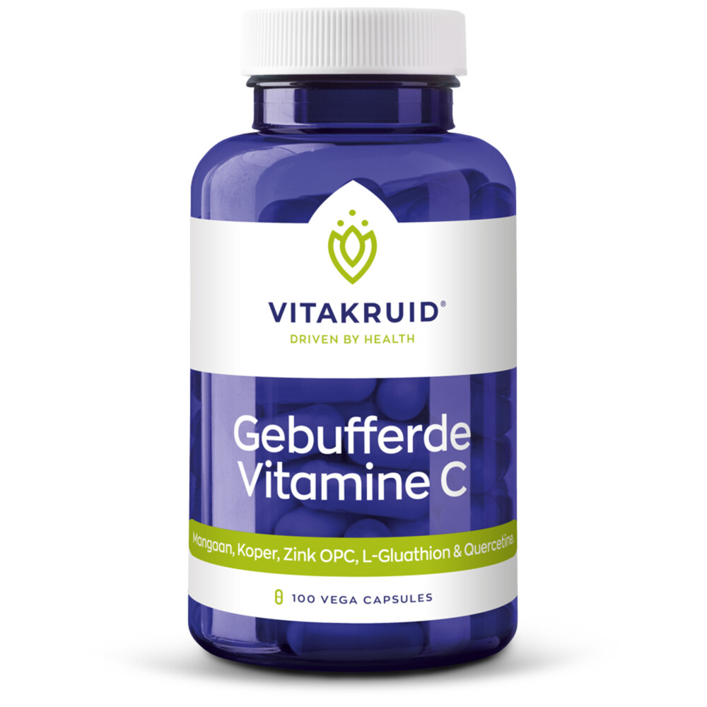 Vitakruid Gebufferde Vitamine C 100 vega capsules