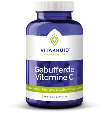 Vitakruid Gebufferde Vitamine C 150 vega capsules