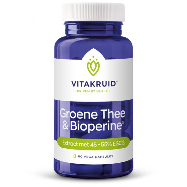 Vitakruid Groene Thee&Bioperine 60 vega capsules