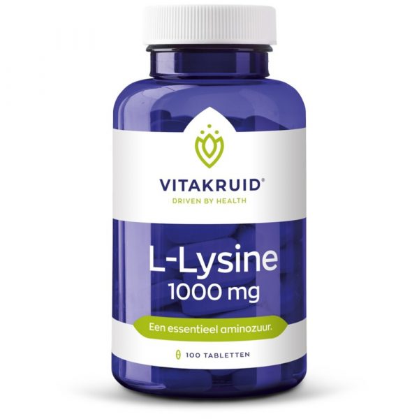 Vitakruid L-Lysine 1000 mg 100 tabletten