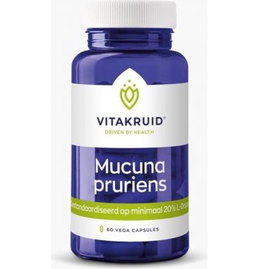 Vitakruid Mucuna Pruriens 500 mg 60 vegacaps