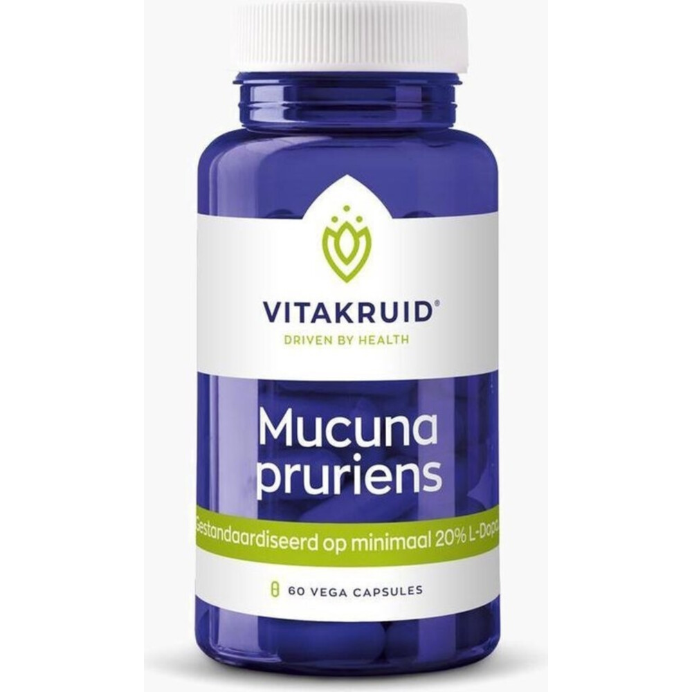 Vitakruid Mucuna Pruriens 500 mg 60 vegacaps