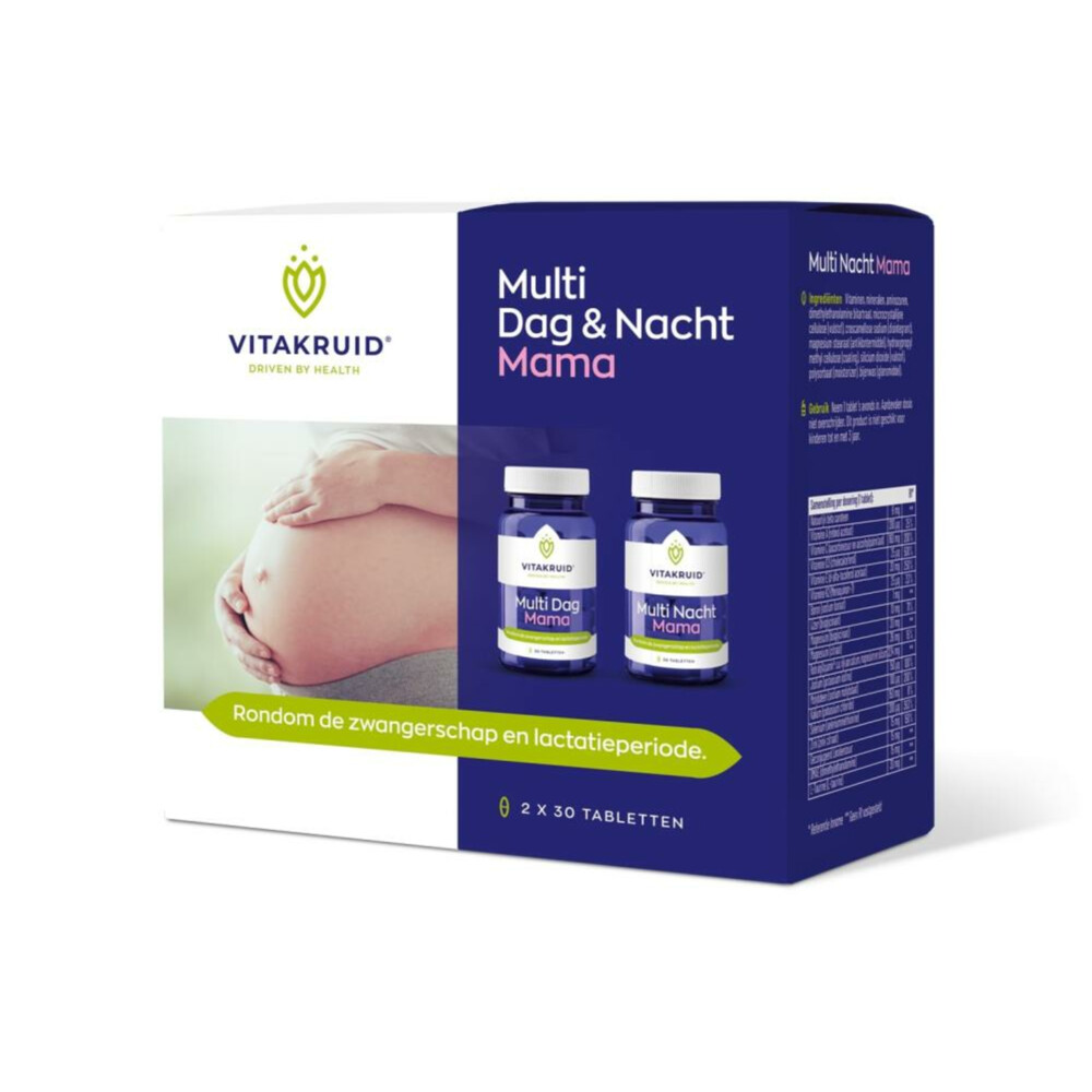 Vitakruid Multi Dag Nacht Mama 60 tabletten