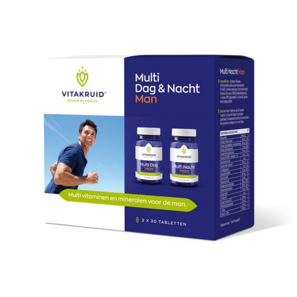 Vitakruid Multi Dag Nacht Man 60 tabletten