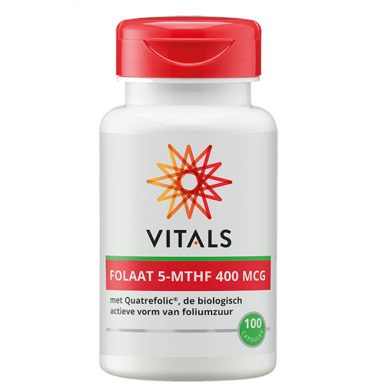 Vitals Folaat 5-mthf 400mg 100 capsules