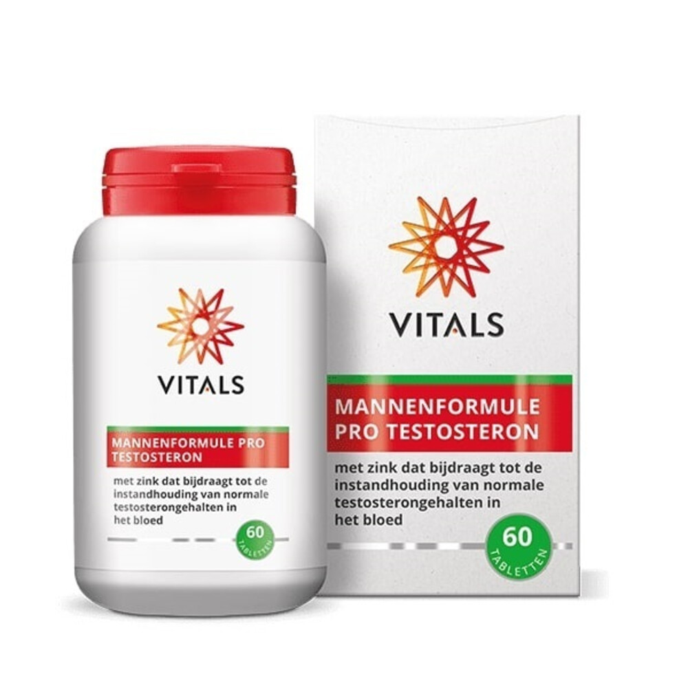 Vitals Mannenformule Pro Testosteron 60 tabletten