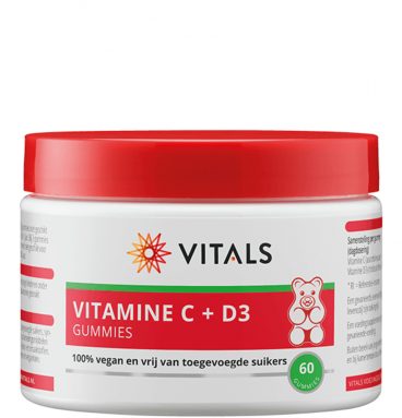 Vitals Vitamine C + D3 Gummies 60 gummies