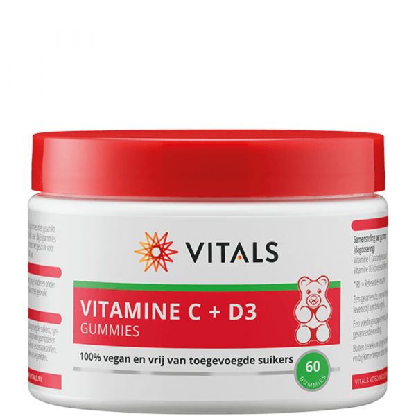 Vitals Vitamine C + D3 Gummies 60 gummies