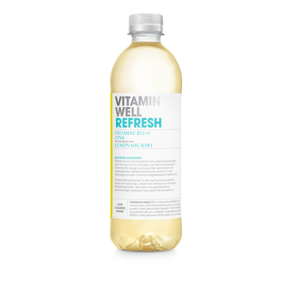 3x Vitamin Well Vitamine Water Refresh 500 ml