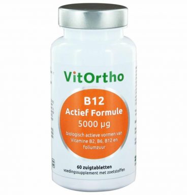 Vitortho B12 Actief formule 60 zuigtabletten