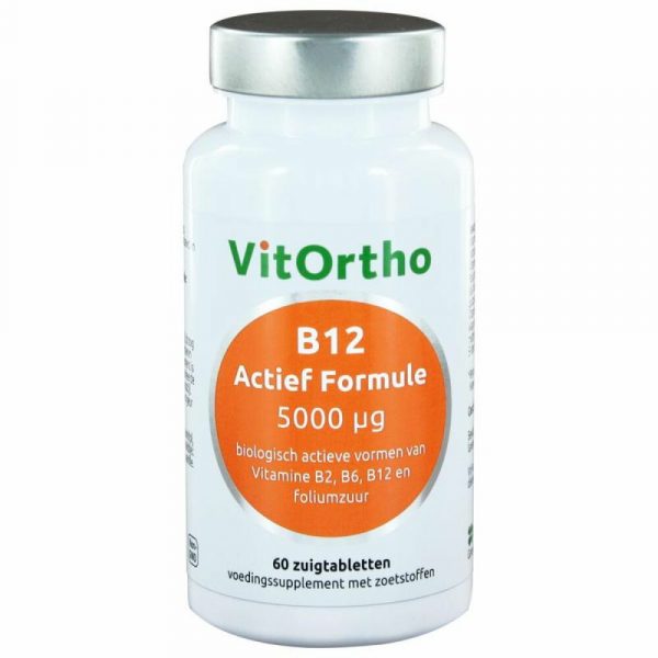 Vitortho B12 Actief formule 60 zuigtabletten