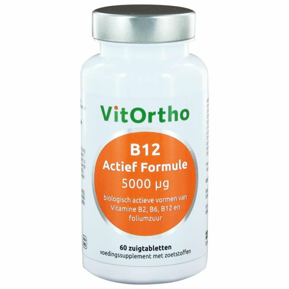 Vitortho B12 Actief formule 60 zuigtabletten