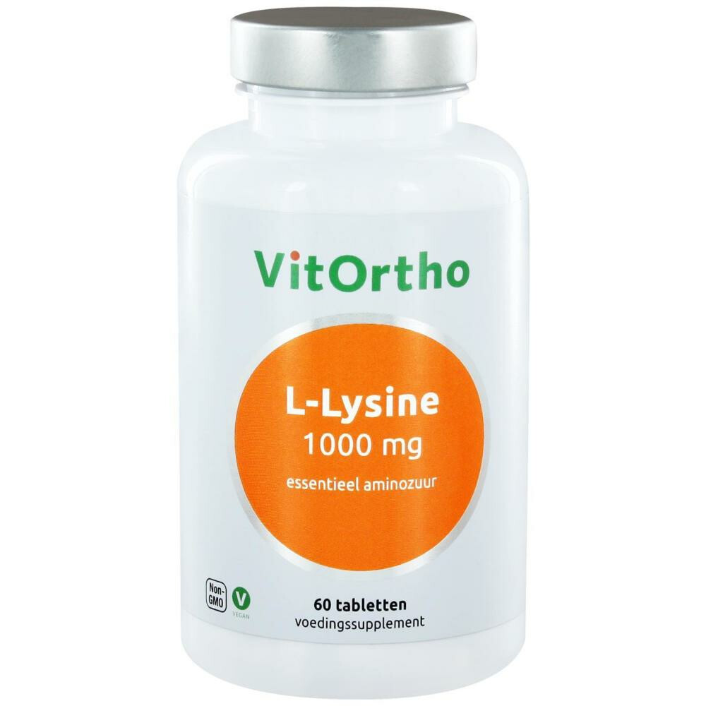 Vitortho L-Lysine 1000 mg 60 tabletten