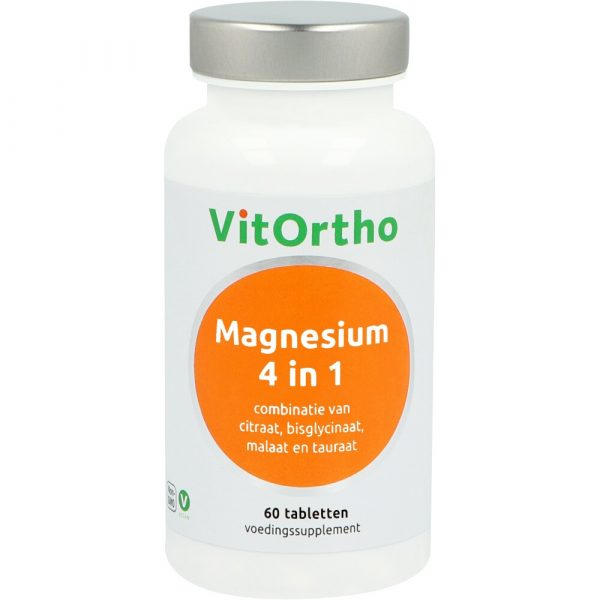 Vitortho Magnesium 4 In 1 60 tabletten