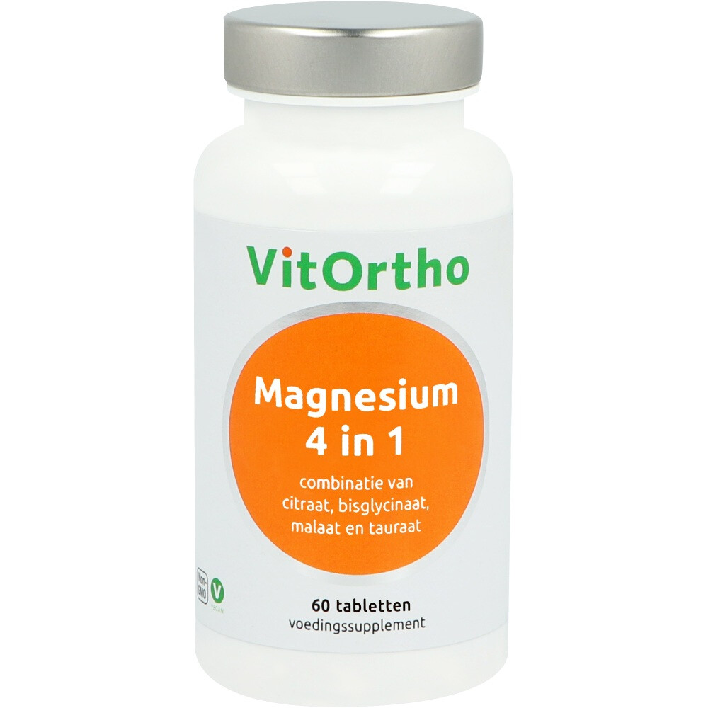 Vitortho Magnesium 4 In 1 60 tabletten