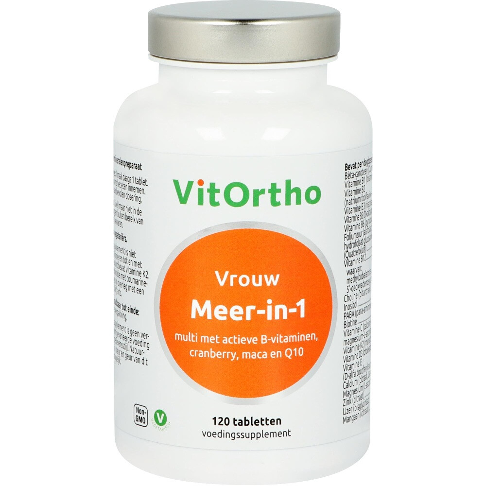 Vitortho Meer In 1 Vrouw 120 tabletten