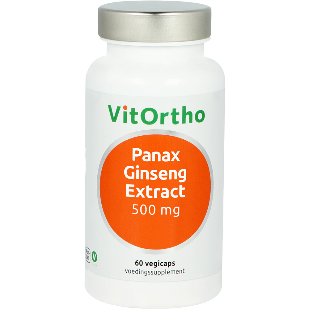 Vitortho Panax Ginseng Extract 500 mg 60 vegacaps