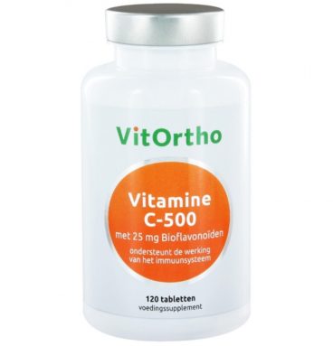 Vitortho Vitamine C500 25 mg Bioflavonen 120 tabletten