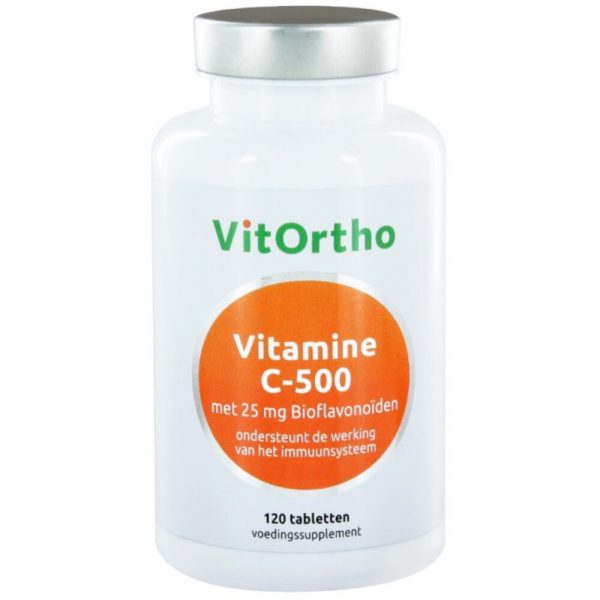 Vitortho Vitamine C500 25 mg Bioflavonen 120 tabletten