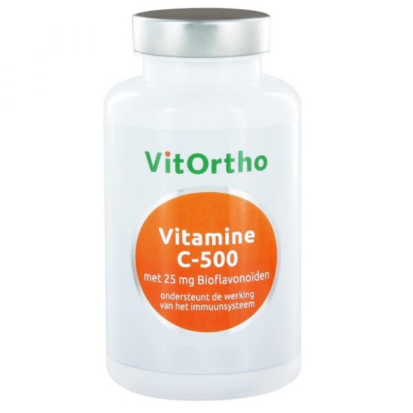 Vitortho Vitamine C500 25 mg Bioflavonen 60 tabletten