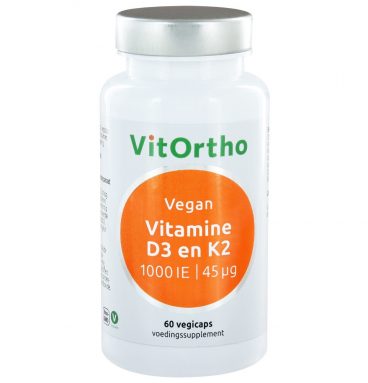 Vitortho Vitamine D3 en K2 60 vegacaps