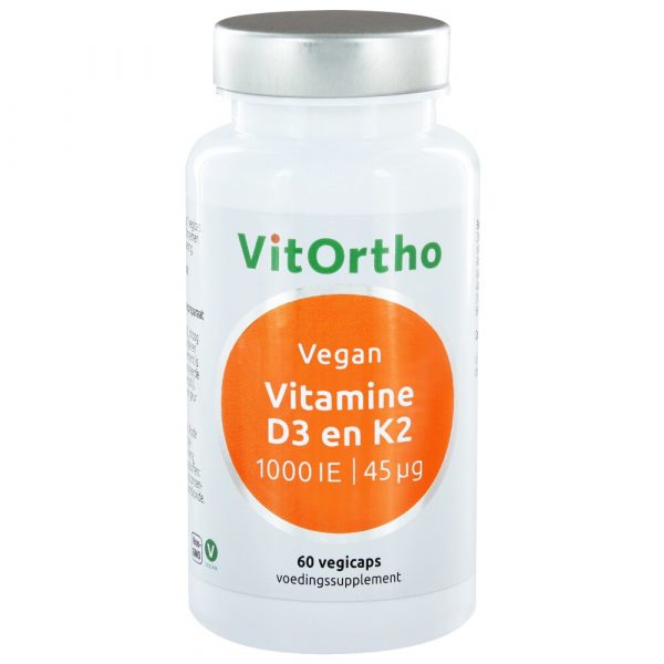 Vitortho Vitamine D3 en K2 60 vegacaps