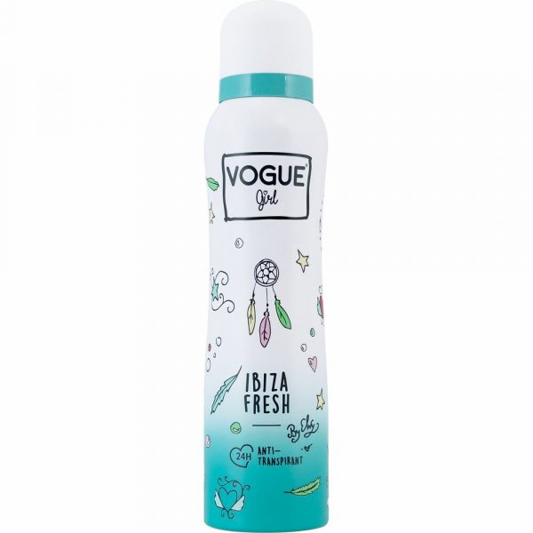 6x Vogue Girl Anti Transpirant Ibiza Fresh 150 ml