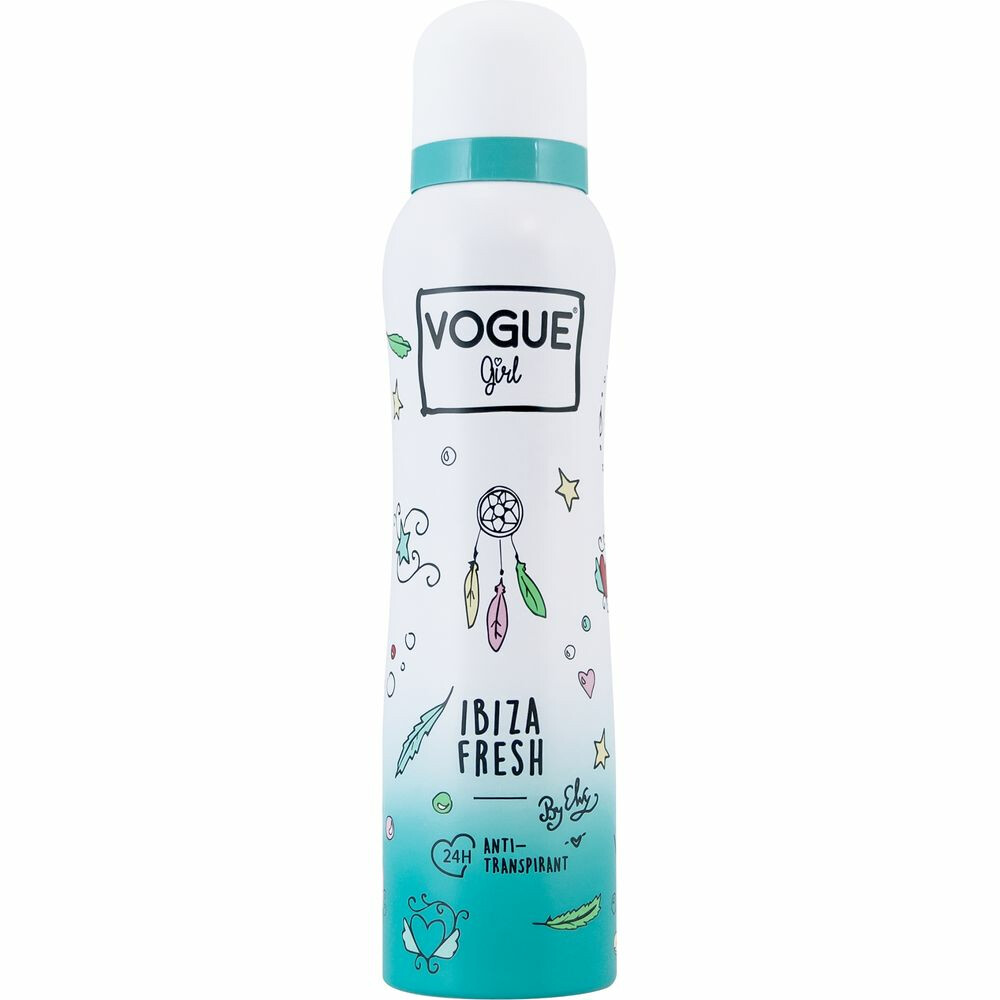 6x Vogue Girl Anti Transpirant Ibiza Fresh 150 ml