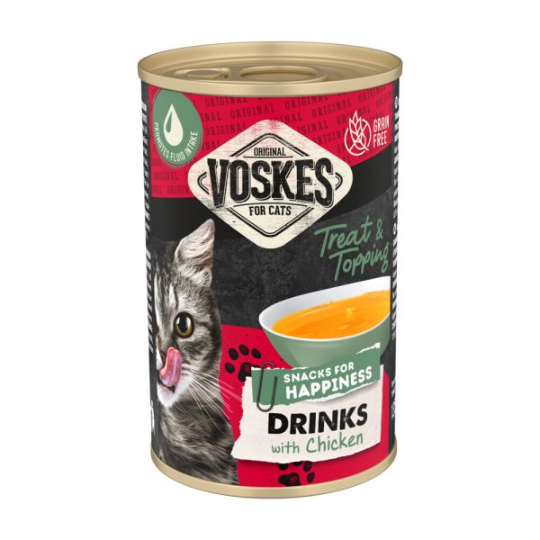 24x Voskes Delicatesse Kattendrink Kip 135 gr