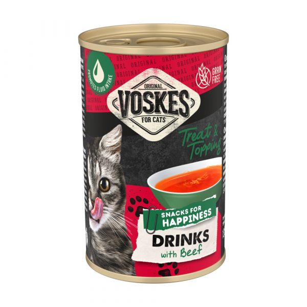 24x Voskes Delicatesse Kattendrink Rund 135 gr